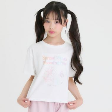 【別注】フラワーグラデプリントTシャツ