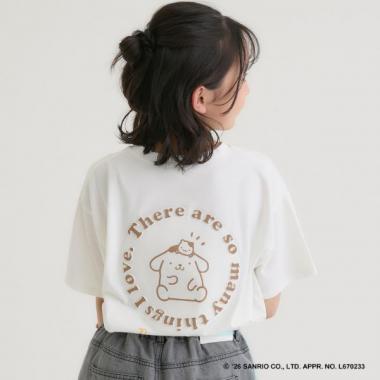 【ポムポムプリン】バックプリントビッグTシャツ