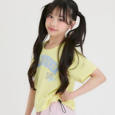 【別注】サイドギャザーデザイン半袖T