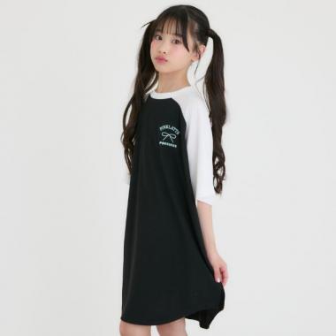 【別注】ラグランチュニック半袖T