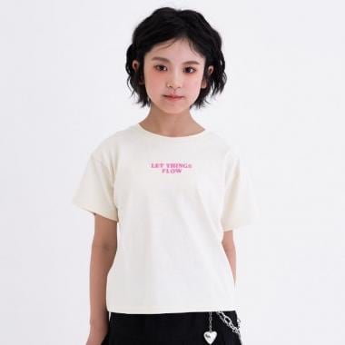 【デイリープライス】【綿100%】ワッペン風半袖Tシャツ