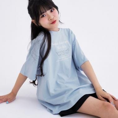 【デイリープライス】【綿100%】ゆるくまイラストカラバリ半袖Tシャツ