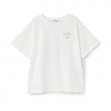 【綿100%】リボンくまちゃん半袖Tシャツ