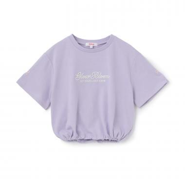 裾ドロストりぼんタック半袖Tシャツ