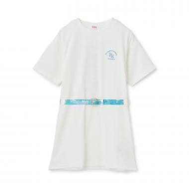 【2way・吸水速乾】クリアベルトつきTシャツ