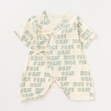 【肌着】【オーシャン＆グラウンド】コンビ肌着Good Words