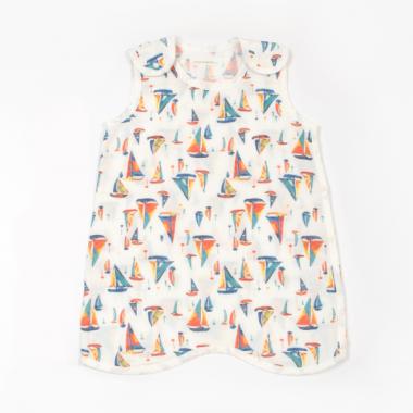 【アウター/おくるみ】【オーシャン＆グラウンド】ベビーガーゼスリーパー