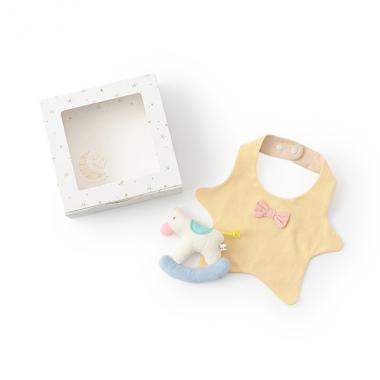 【BOX付】【スタイ】【オーシャン＆グラウンド】星型スタイ&ラトルギフトSET