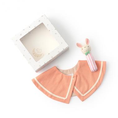 【BOX付】【スタイ】【オーシャン＆グラウンド】ラウンドカラースタイ&ラトルギフトSET