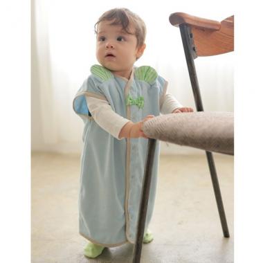 【アウター/おくるみ】【オーシャン＆グラウンド】ミミツキパイルベビースリーパー