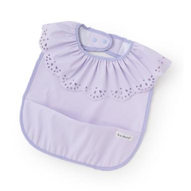 【LaStella】フリルカラー食事用エプロン