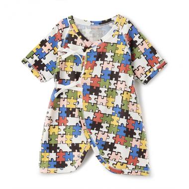 【肌着】【オーシャン＆グラウンド】コンビ肌着 Puzzle