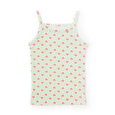 【オーシャン＆グラウンド】キャミソール Heart&Flower