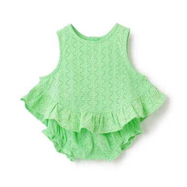 【LaStella】フリルヘムチュニックスーツ