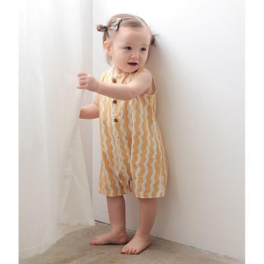 【LaStella】ソウガラノースリーブロンパス