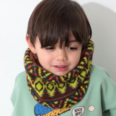 【オーシャン＆グラウンド】ソウガラニットウラボアネックウォーマー