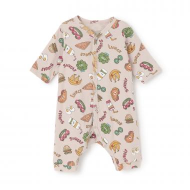 【オーシャン＆グラウンド】長袖ロンパス Food