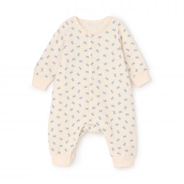 【LaStella】ネックレースソウガラ新生児ロンパス