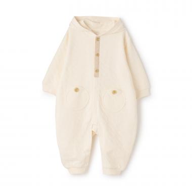 【LaStella】雲柄キルトコビトフードロンパス