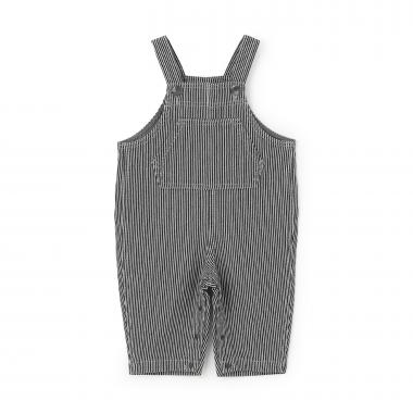 【LaStella】ベビーデニムワークサロペット