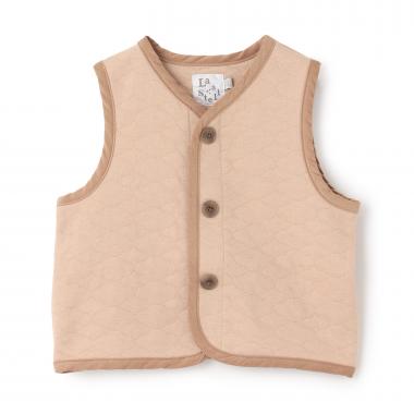 【LaStella】雲柄キルトベビーベスト