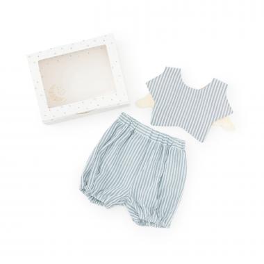 【BOX付】【LaStella】天使の羽スタイ&ブルマギフトBOXSET