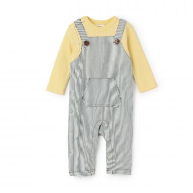 【LaStella】オーバーオールレイヤードロンパス