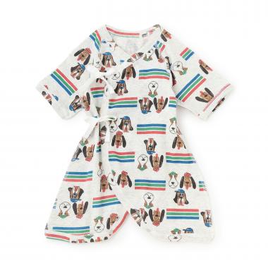 【オーシャン＆グラウンド】コンビ肌着 Dog