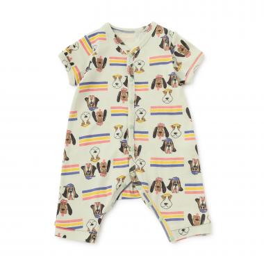 【オーシャン＆グラウンド】半袖ロンパス Dog