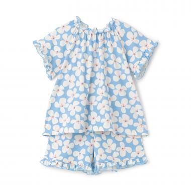 【NEBULA】GIRL'Sフリルソウガラ半袖パジャマ