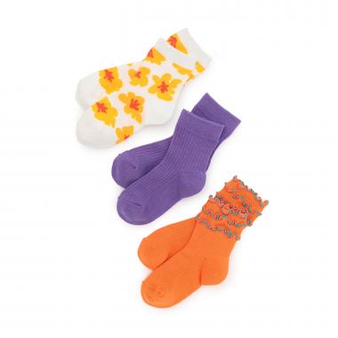 【NEBULA】フラワー&メロウアンクルソックス3PSET