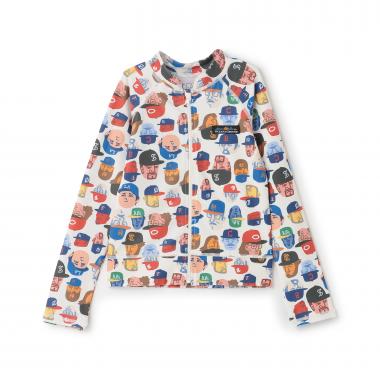 【NEBULA】BOY'SソウガラZIPラッシュガード