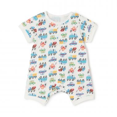 【LaStella】2柄BOY'S新生児ロンパス