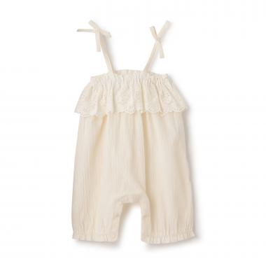 【LaStella】スカラップレースサロペット