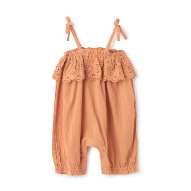 【LaStella】スカラップレースサロペット