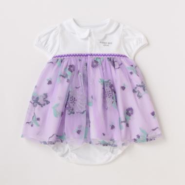 マーメイド刺しゅうロンパース