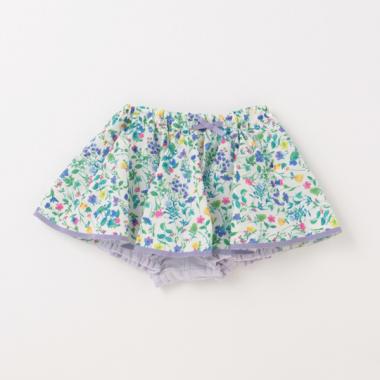 花柄スカートカバーパンツ