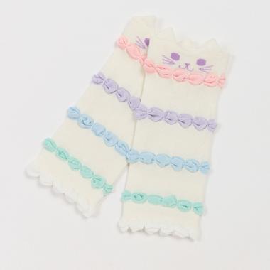 ネコ耳ベビーレッグウォーマー【日本製】