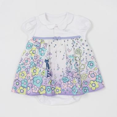 flowers in the seaロンパース