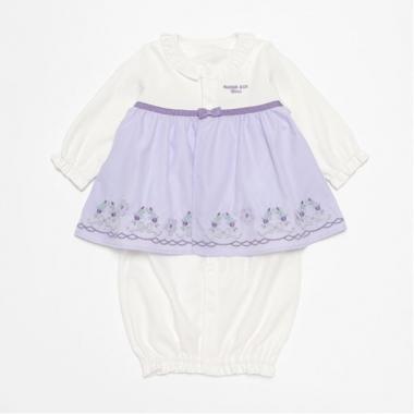 お花刺繍2wayオール