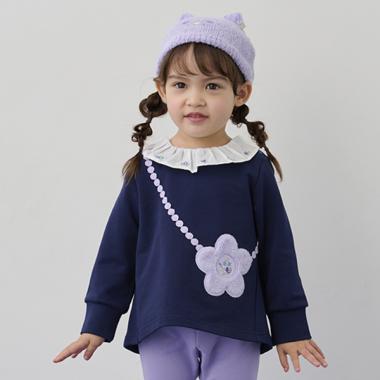 お花トロンプルイユトレーナー