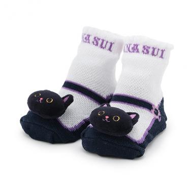 ネコマスコットクルーソックス