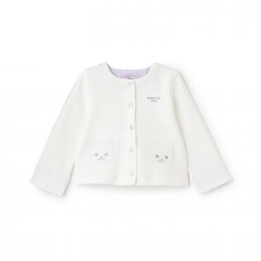 ネコモチーフカーディガン