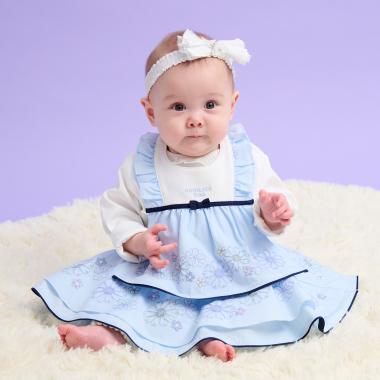 お花刺しゅうスカートカバーパンツ