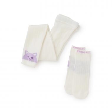 ネコフェイスレギンス＋ソックスセット