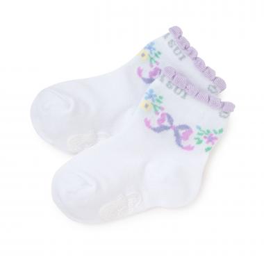 リボンフラワークルーソックス