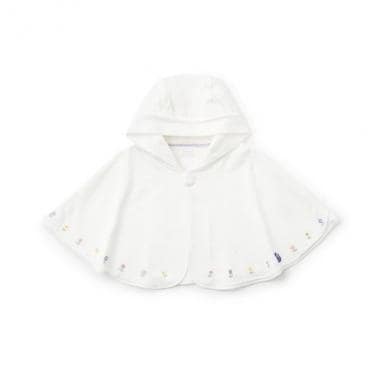 (R)ネコ耳刺繍ケープ【日本製】