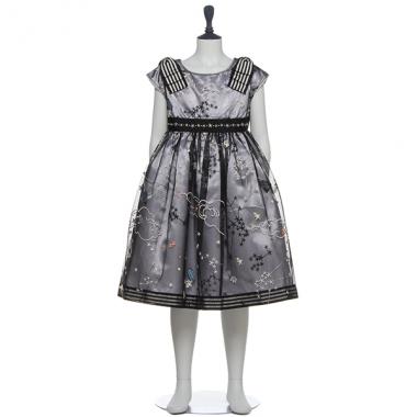 星座刺しゅうチュールドレス