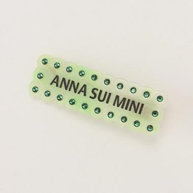 アクリルロゴヘアクリップ【日本製】