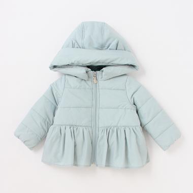 【はっ水】ネコ耳中綿コート